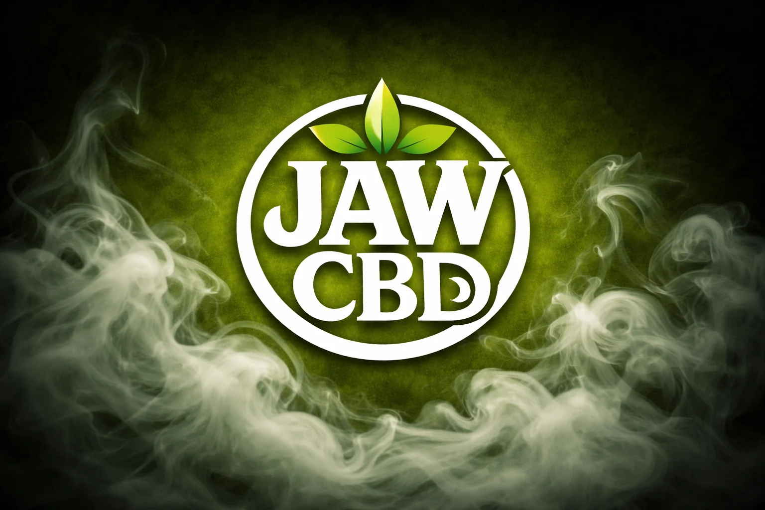 jaw cbd accueil boutique cbd fond vert fumee